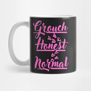 States of Mood Series. Grouch honest normal Mug